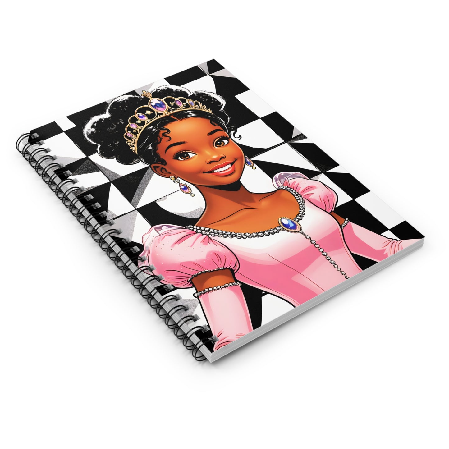 Princess-Themed Spiral Notebook, Cute Notebook for Kids, School Supplies, Fantasy Journal, Gift for Her, Fun & Functional