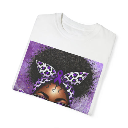 Pancreatic Cancer T-shirt - Unisex Garment-Dyed