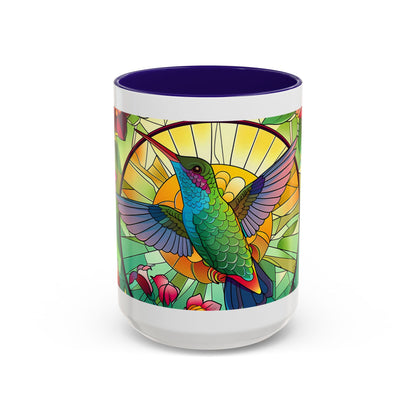 Colorful Hummingbird Mug, Vibrant Coffee Cup for Garden Lovers, Ideal Gift for Birthdays, Mothers Day, Spring Celebrations, Colorful Mugs