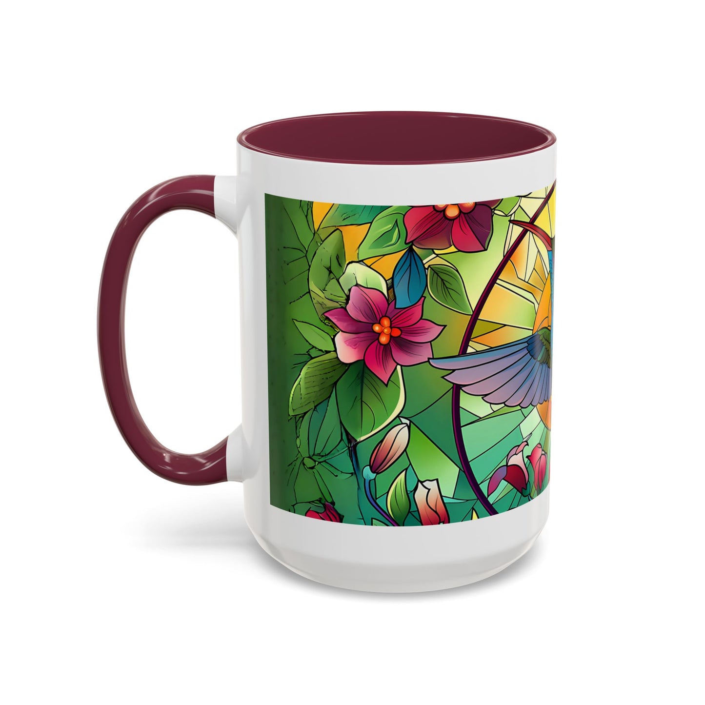 Colorful Hummingbird Mug, Vibrant Coffee Cup for Garden Lovers, Ideal Gift for Birthdays, Mothers Day, Spring Celebrations, Colorful Mugs