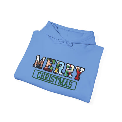 Merry Christmas Hoodie, Christmas Sweatshirt Unisex Heavy Blend™ Hooded Sweatshirt
