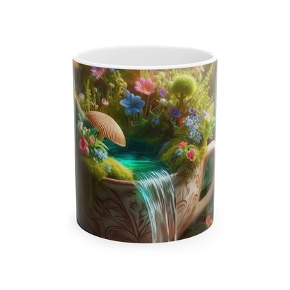 Waterfall Ceramic Mug, 11oz, 15oz