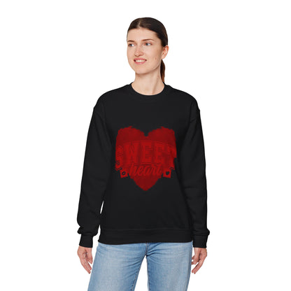 Sweet Heart Crewneck Sweatshirt for Couples - Valentine's Day Sweatshirt