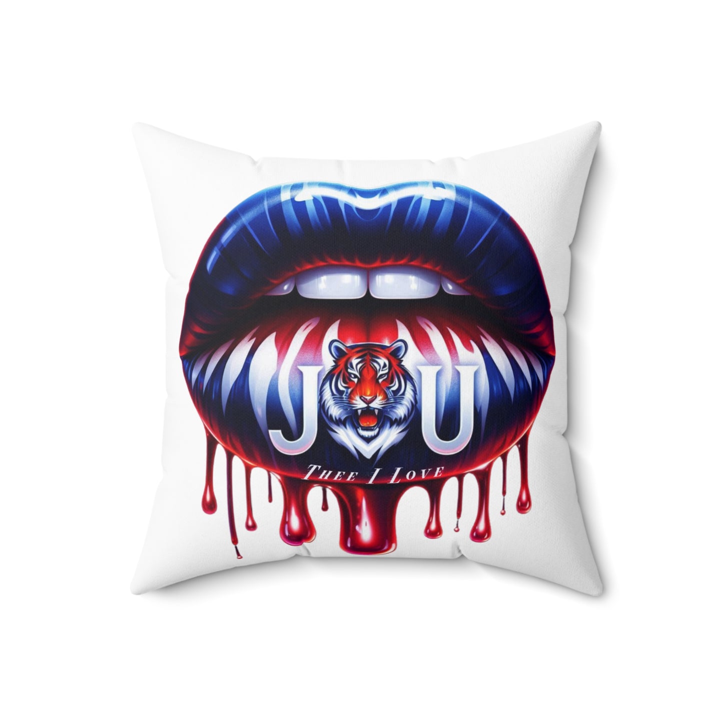Jackson State University Square Pillow, JSU Throw Pillow