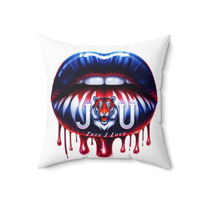 Jackson State University Square Pillow, JSU Throw Pillow