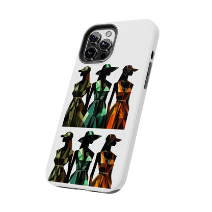 Stylish Phone Cases for Women, Afrocentric Tough iPhone Protector, Elegant Female Cover, Black Girl Magic, Protective Phone Accessories