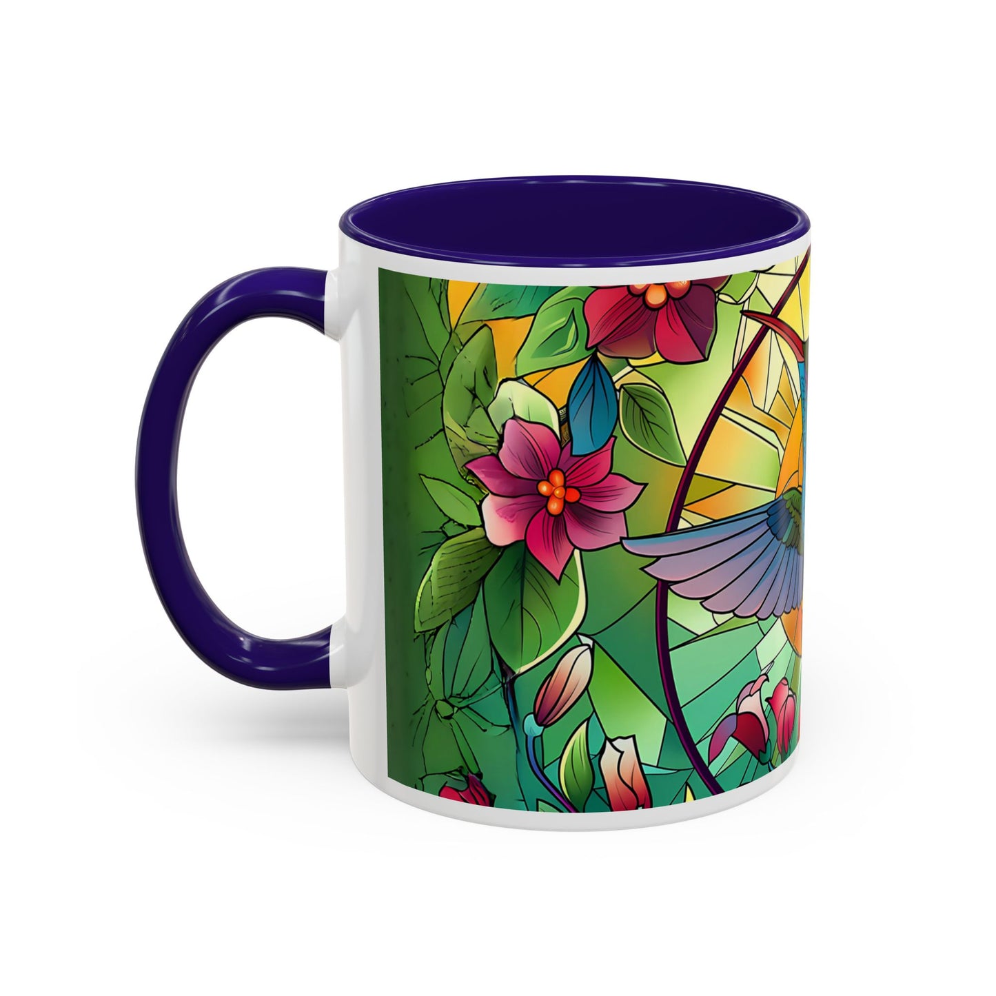 Colorful Hummingbird Mug, Vibrant Coffee Cup for Garden Lovers, Ideal Gift for Birthdays, Mothers Day, Spring Celebrations, Colorful Mugs