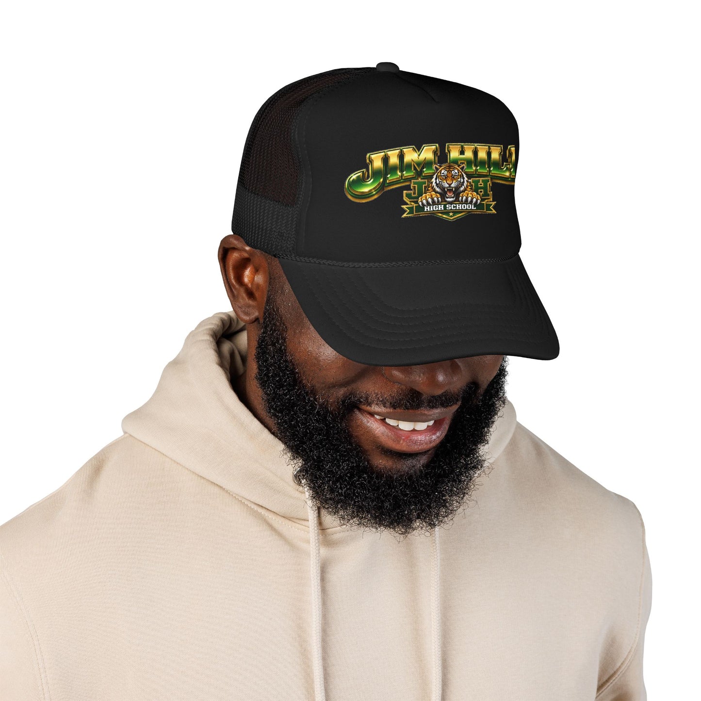 Jim Hill High School Tiger Foam Trucker Hat – Vintage School Spirit Cap