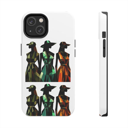 Stylish Phone Cases for Women, Afrocentric Tough iPhone Protector, Elegant Female Cover, Black Girl Magic, Protective Phone Accessories