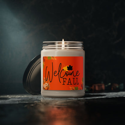 Welcome Fall Scented Soy Candle, 9oz