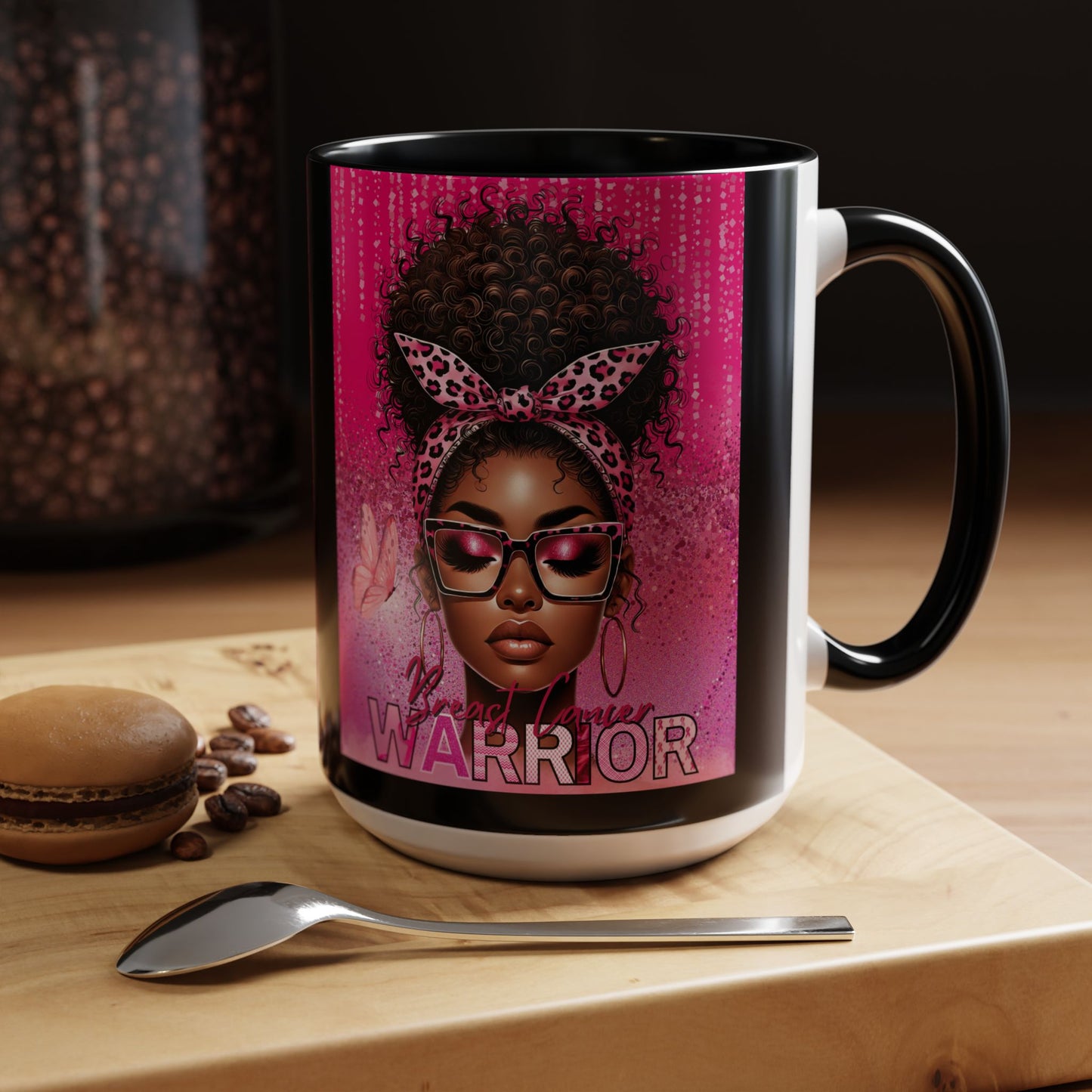 Breast Cancer Warrior Coffee Mug (11oz, 15oz)