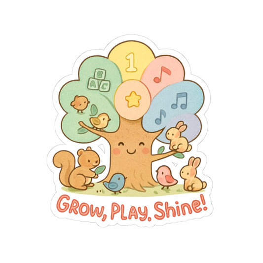 Whimsical Stickers, Laptop Decals, Fun Vinyl Stickers, Eco-Friendly Decals, Back-to-School Gift, Cheerful Journal Stickers - Kiss-Cut