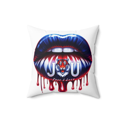Jackson State University Square Pillow, JSU Throw Pillow