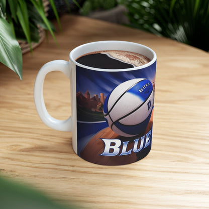 Duke Basketball Ceramic Mug - Perfect for Fans, Gifts, Sports Enthusiasts, College Spirit, Collectible Drinkware, Duke Blue Devils