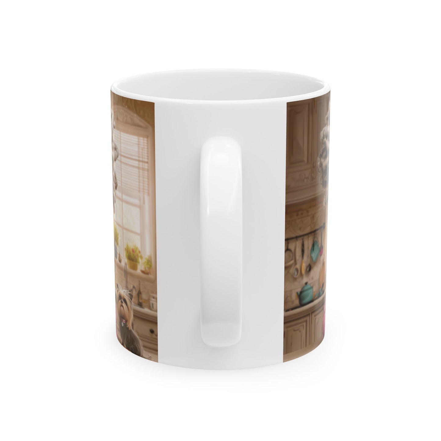 Whimsical Grandmother Ceramic Mug, Funny Gift, Home Decor, Dog Lover, Kitchen Accessory, Coffee Lover, Unique Present, Funny Coffee Mug