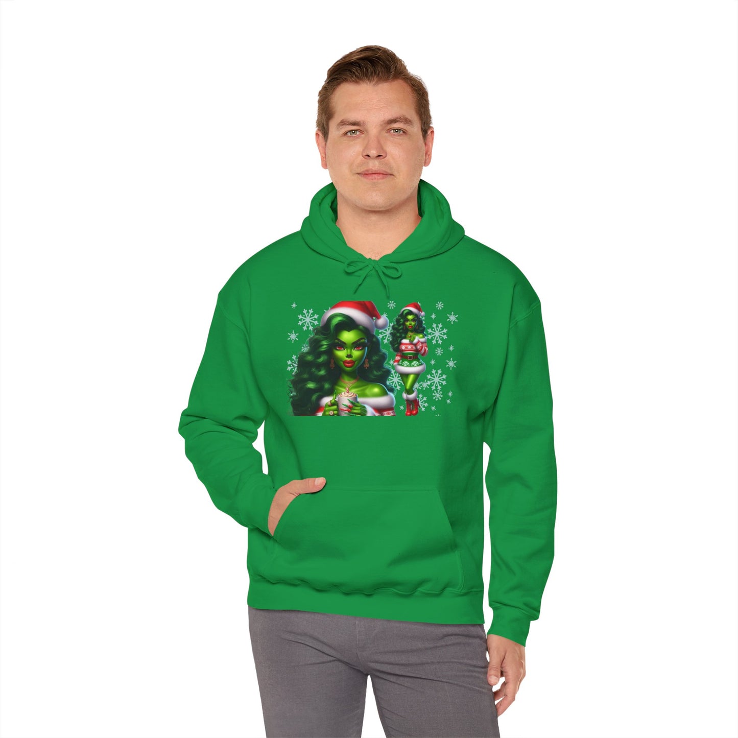 Sassy Ms Grinch Christmas Hoodie, Funny Sweatshirt, Xmas Jumper, Holiday Gift Ideas, Winter Apparel