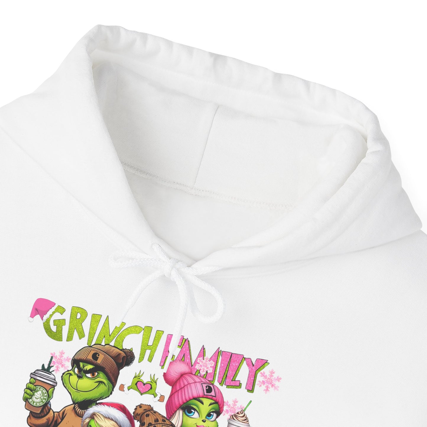 Christmas Sweatshirt, Grinch Family Squad Hoodie Sweatshirt, Grinch Christmas, Winter Holiday Pullover, Christmas Sweater, Unisex
