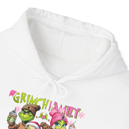 Christmas Sweatshirt, Grinch Family Squad Hoodie Sweatshirt, Grinch Christmas, Winter Holiday Pullover, Christmas Sweater, Unisex