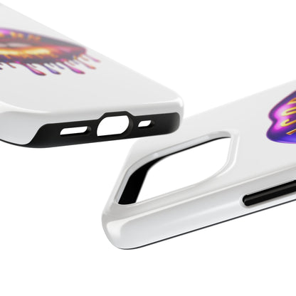 Alcorn State Phone Case, ASU Durable Phone Cover, Purple Gold Lips Phone Case, Alcorn State University Accessories, HBCU