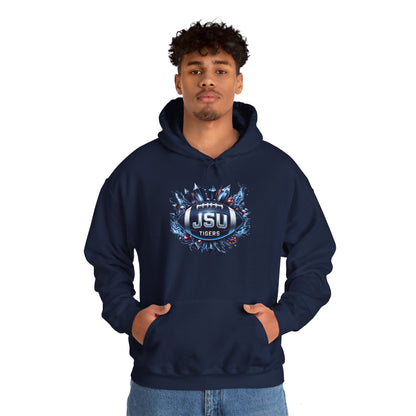 Jackson State University Hoodie, Jackson State Hooded Sweatshirt, JSU Tigers Football Sweatshirt, SWAC, College Team Apparel
