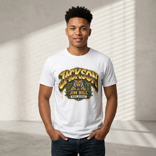 Jim Hill High School Tigers T-Shirt | Jackson MS Alumni Spirit Shirt | Roaring Tiger Graphic Tee