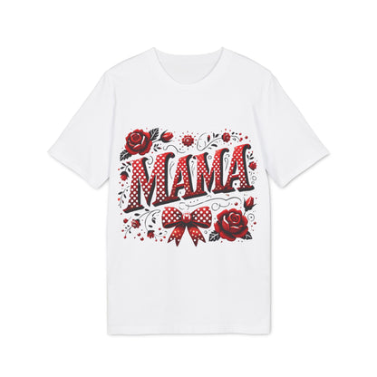 Mama Coquette Valentine's Day T-shirt, Red and Black Mama Tee, Valentine's Gift for Mom, Mama T-shirt, Polka Dot Mama shirt