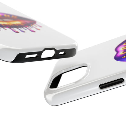 Alcorn State Phone Case, ASU Durable Phone Cover, Purple Gold Lips Phone Case, Alcorn State University Accessories, HBCU