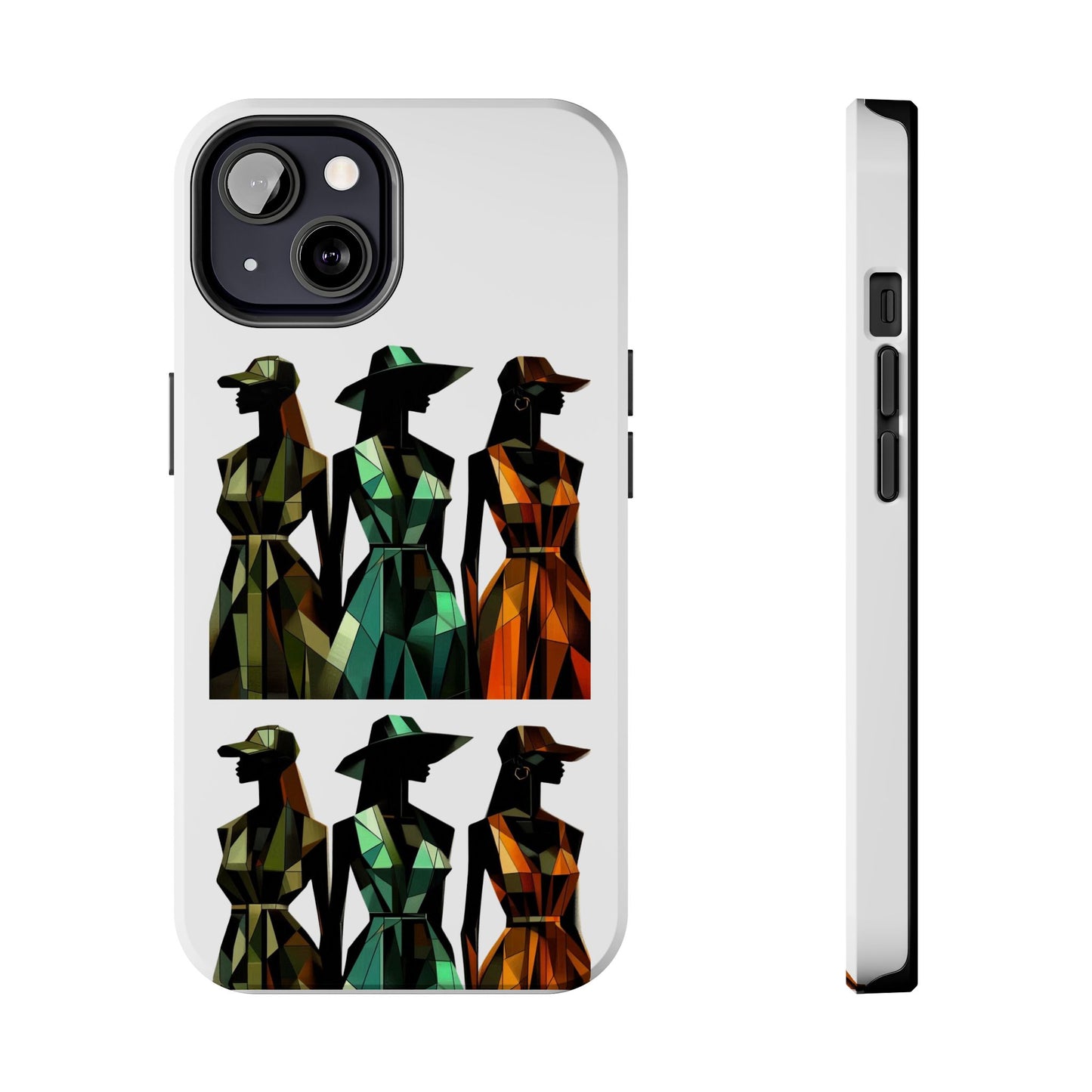 Stylish Phone Cases for Women, Afrocentric Tough iPhone Protector, Elegant Female Cover, Black Girl Magic, Protective Phone Accessories