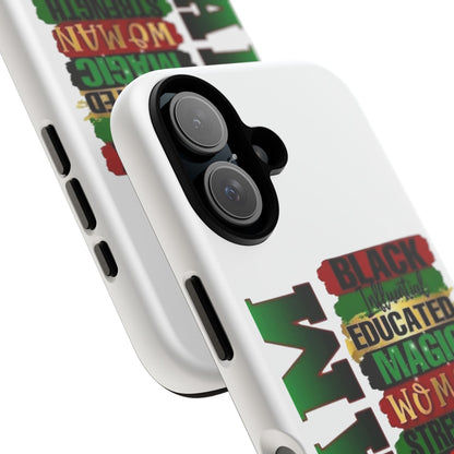 Phone Case, Stylish Black Woman Phone Accessories, Protective Cover, Gift for Her, Black History, African American Case, Black Excellence
