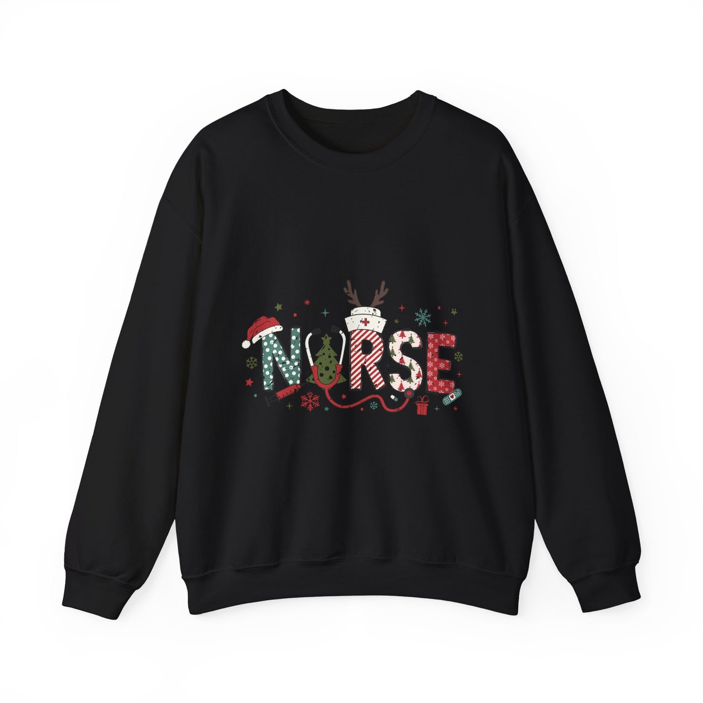 Nurse Christmas Unisex Heavy Blend™ Crewneck Sweatshirt