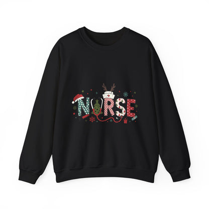Nurse Christmas Unisex Heavy Blend™ Crewneck Sweatshirt