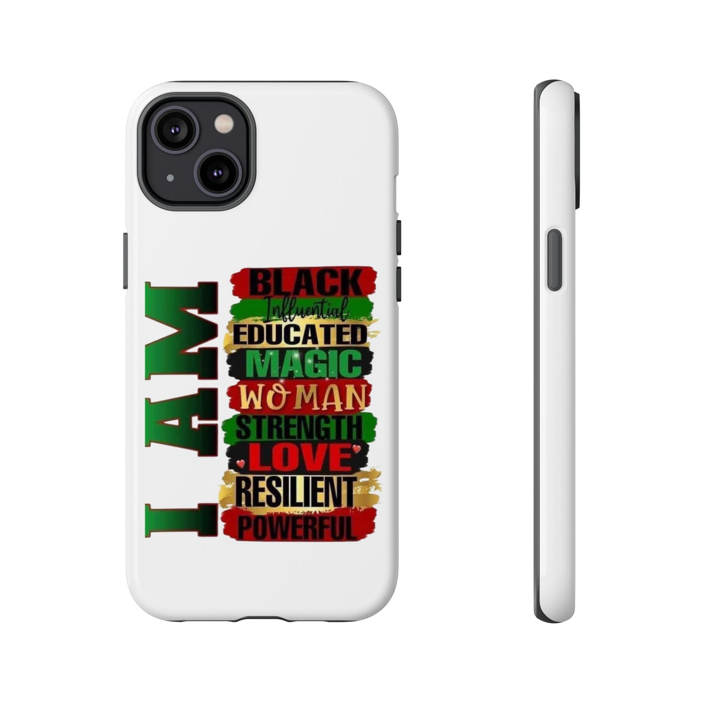 Phone Case, Stylish Black Woman Phone Accessories, Protective Cover, Gift for Her, Black History, African American Case, Black Excellence