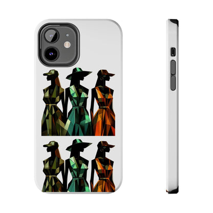 Stylish Phone Cases for Women, Afrocentric Tough iPhone Protector, Elegant Female Cover, Black Girl Magic, Protective Phone Accessories