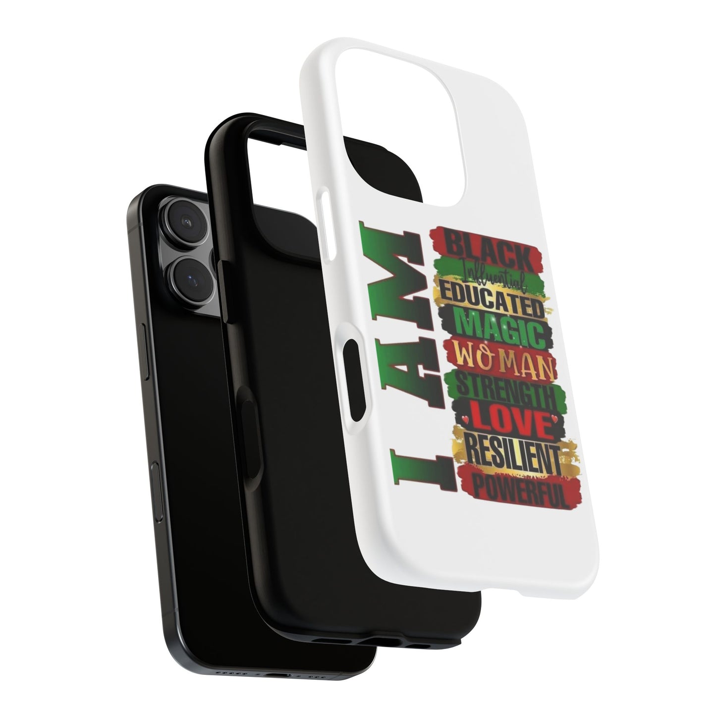 Phone Case, Stylish Black Woman Phone Accessories, Protective Cover, Gift for Her, Black History, African American Case, Black Excellence
