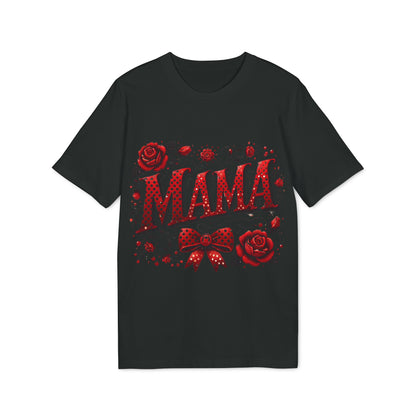 Mama Coquette Valentine's Day T-shirt, Red and Black Mama Tee, Valentine's Gift for Mom, Mama T-shirt, Polka Dot Mama shirt