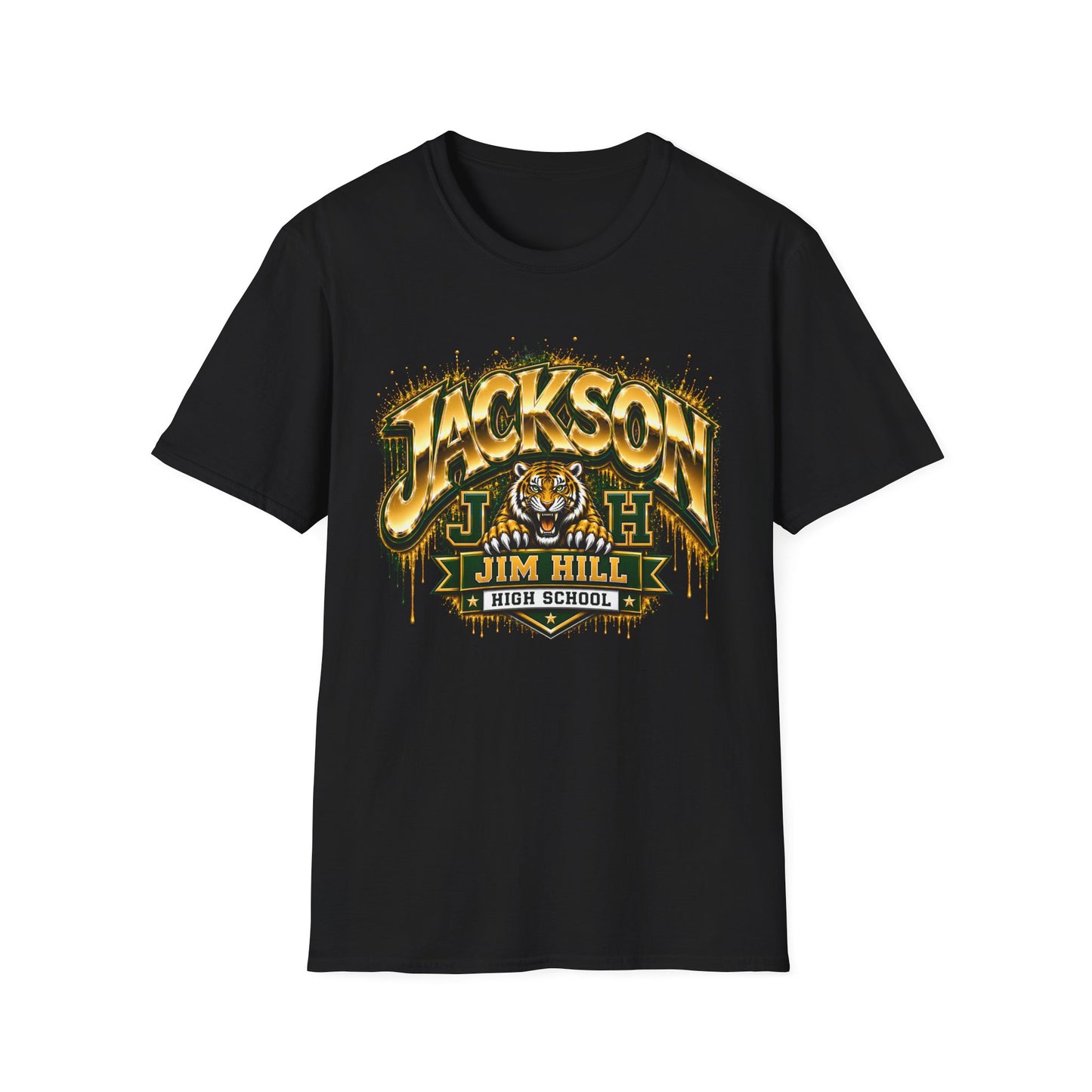 Jim Hill High School Tigers T-Shirt | Jackson MS Alumni Spirit Shirt | Roaring Tiger Graphic Tee