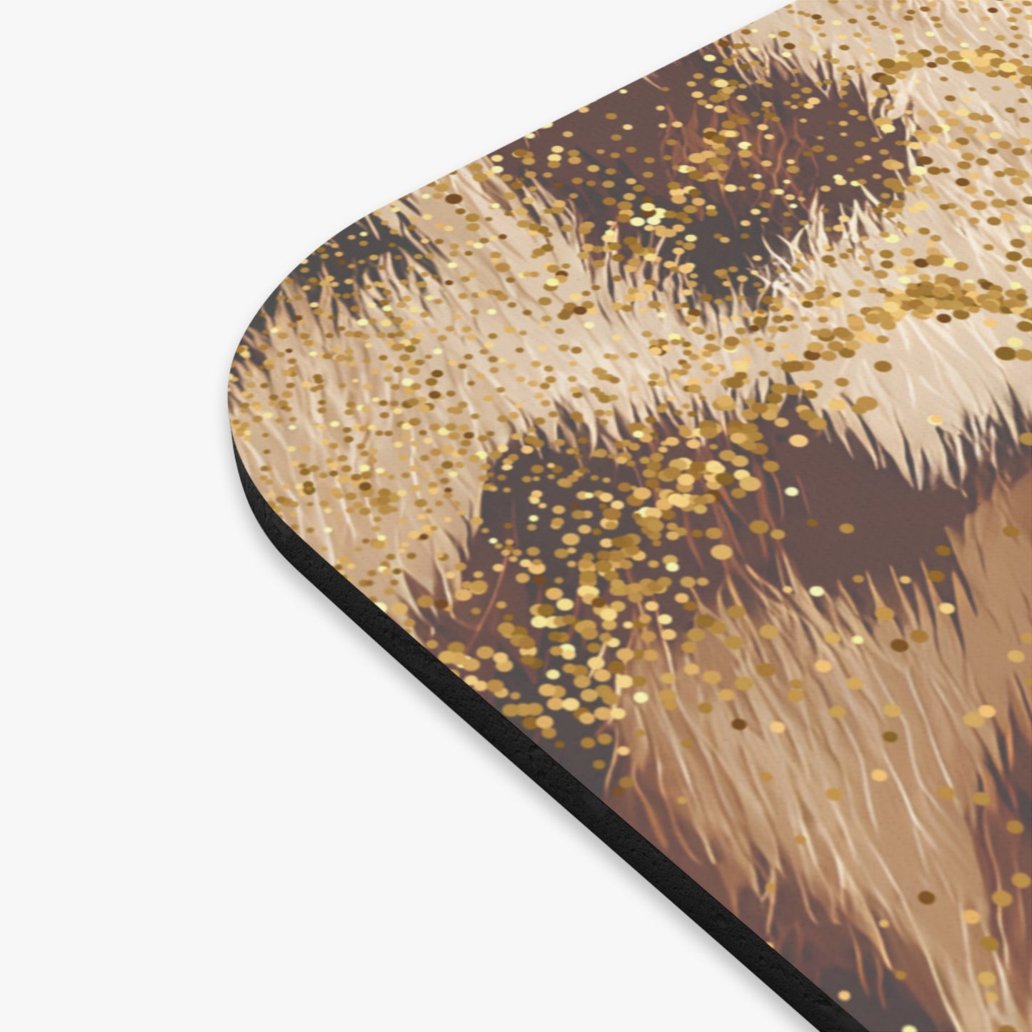 Glamorous Female Leopard Print Mouse Pad, Stylish Desk Accessory, Gift for Her, Computer Mat, Office Decor, Chic Home Office, Unique Gift