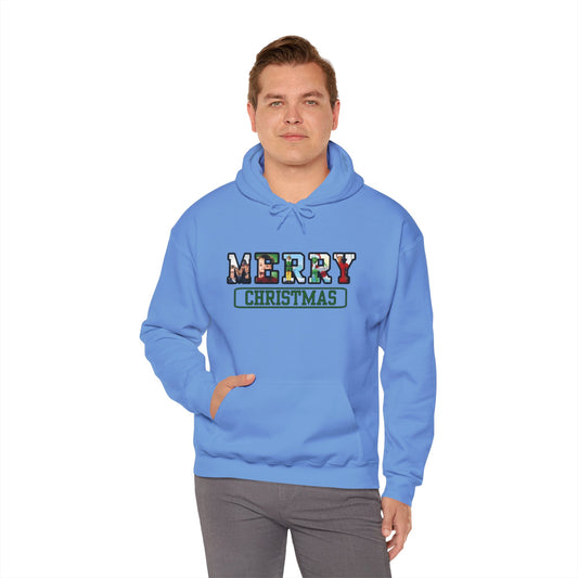 Merry Christmas Hoodie, Christmas Sweatshirt Unisex Heavy Blend™ Hooded Sweatshirt