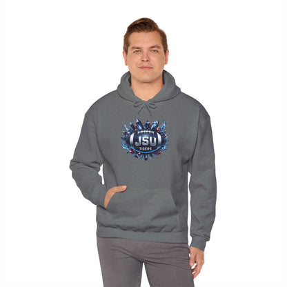 Jackson State University Hoodie, Jackson State Hooded Sweatshirt, JSU Tigers Football Sweatshirt, SWAC, College Team Apparel