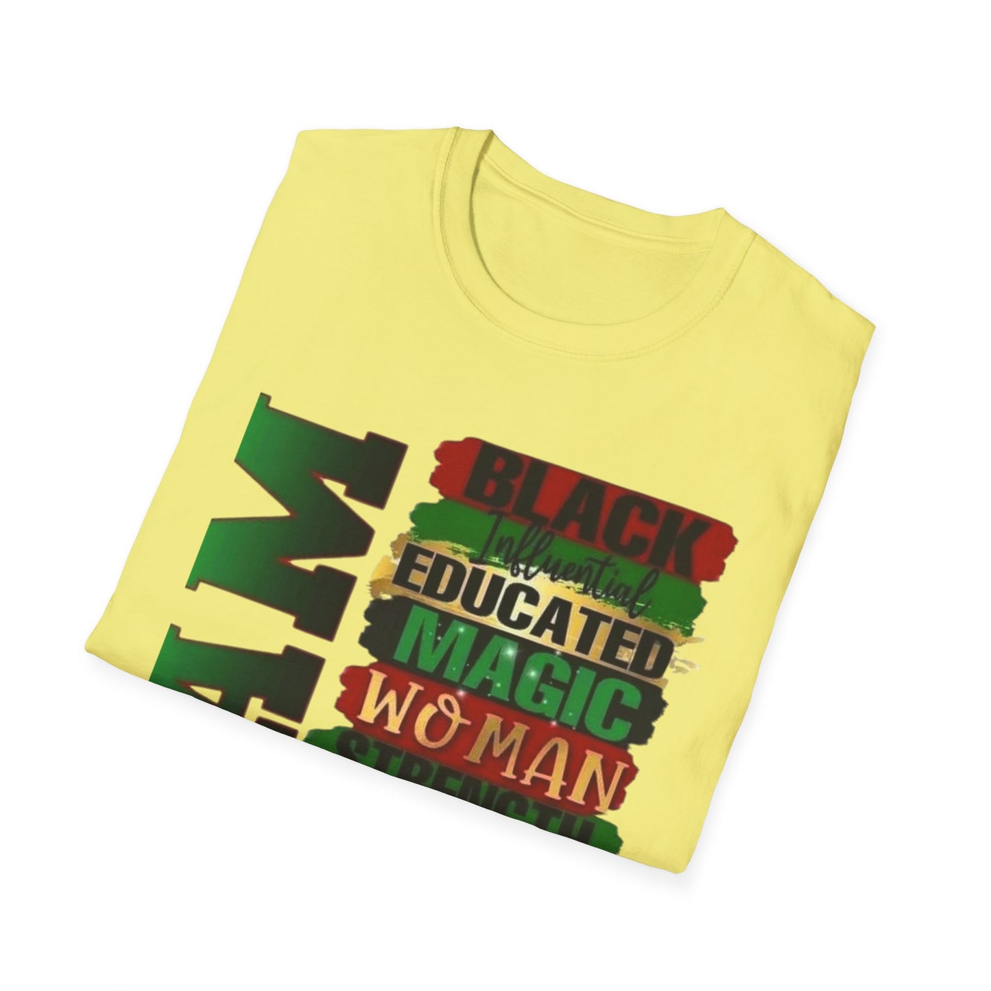 Empowering T-Shirt- I Am Black, Educated, Magic, Strong, Love, Resilient, Perfect for Celebrations, Gifts, Black History Month