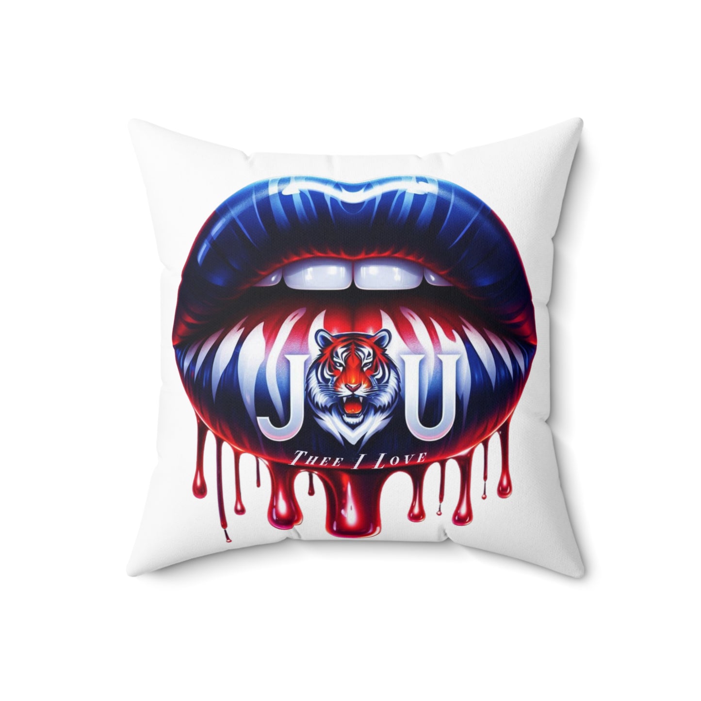 Jackson State University Square Pillow, JSU Throw Pillow