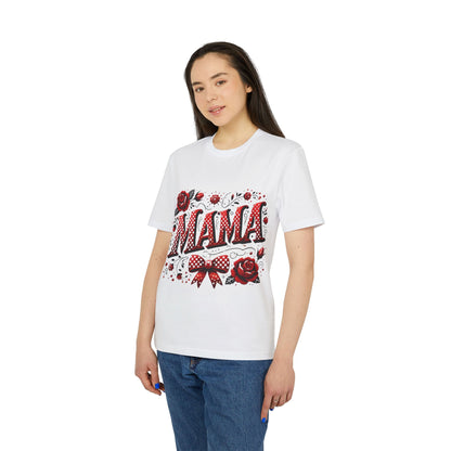 Mama Coquette Valentine's Day T-shirt, Red and Black Mama Tee, Valentine's Gift for Mom, Mama T-shirt, Polka Dot Mama shirt