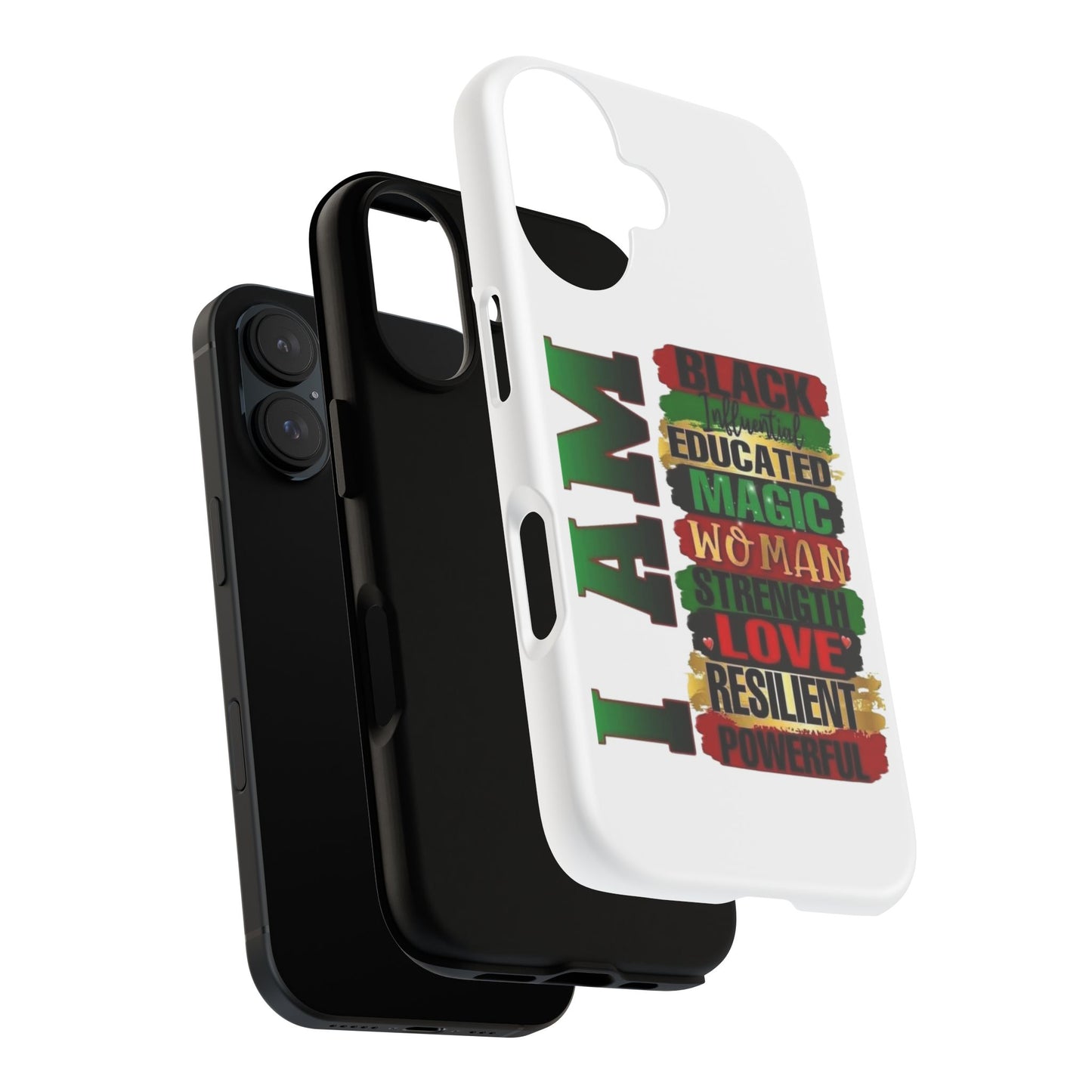 Phone Case, Stylish Black Woman Phone Accessories, Protective Cover, Gift for Her, Black History, African American Case, Black Excellence