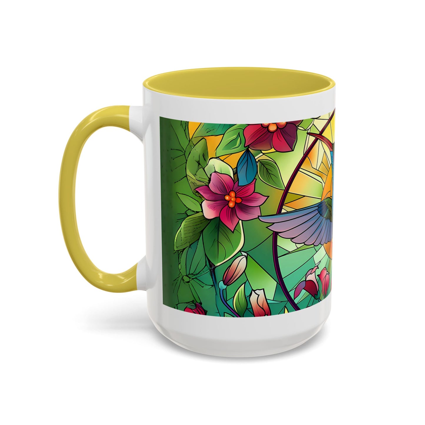 Colorful Hummingbird Mug, Vibrant Coffee Cup for Garden Lovers, Ideal Gift for Birthdays, Mothers Day, Spring Celebrations, Colorful Mugs