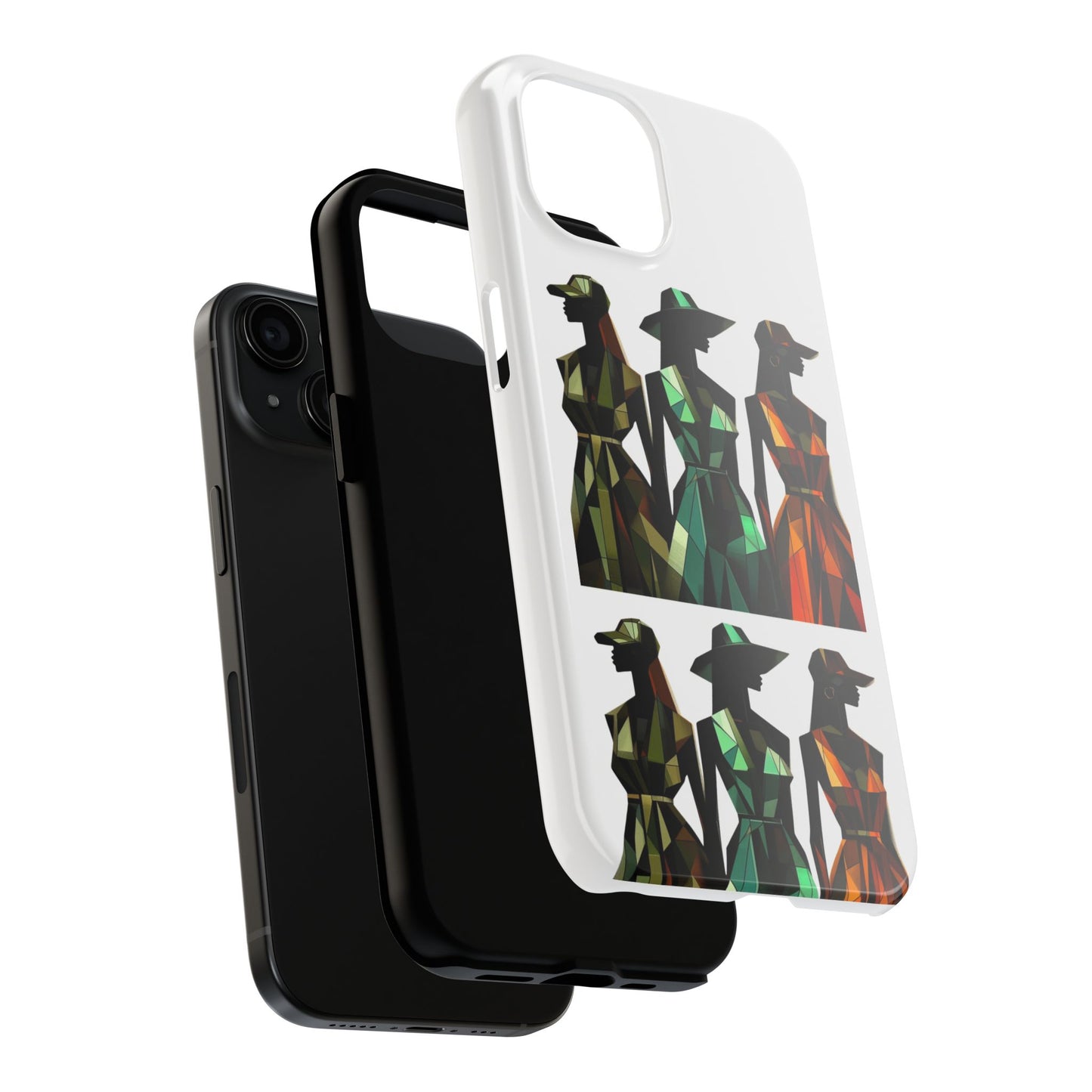 Stylish Phone Cases for Women, Afrocentric Tough iPhone Protector, Elegant Female Cover, Black Girl Magic, Protective Phone Accessories