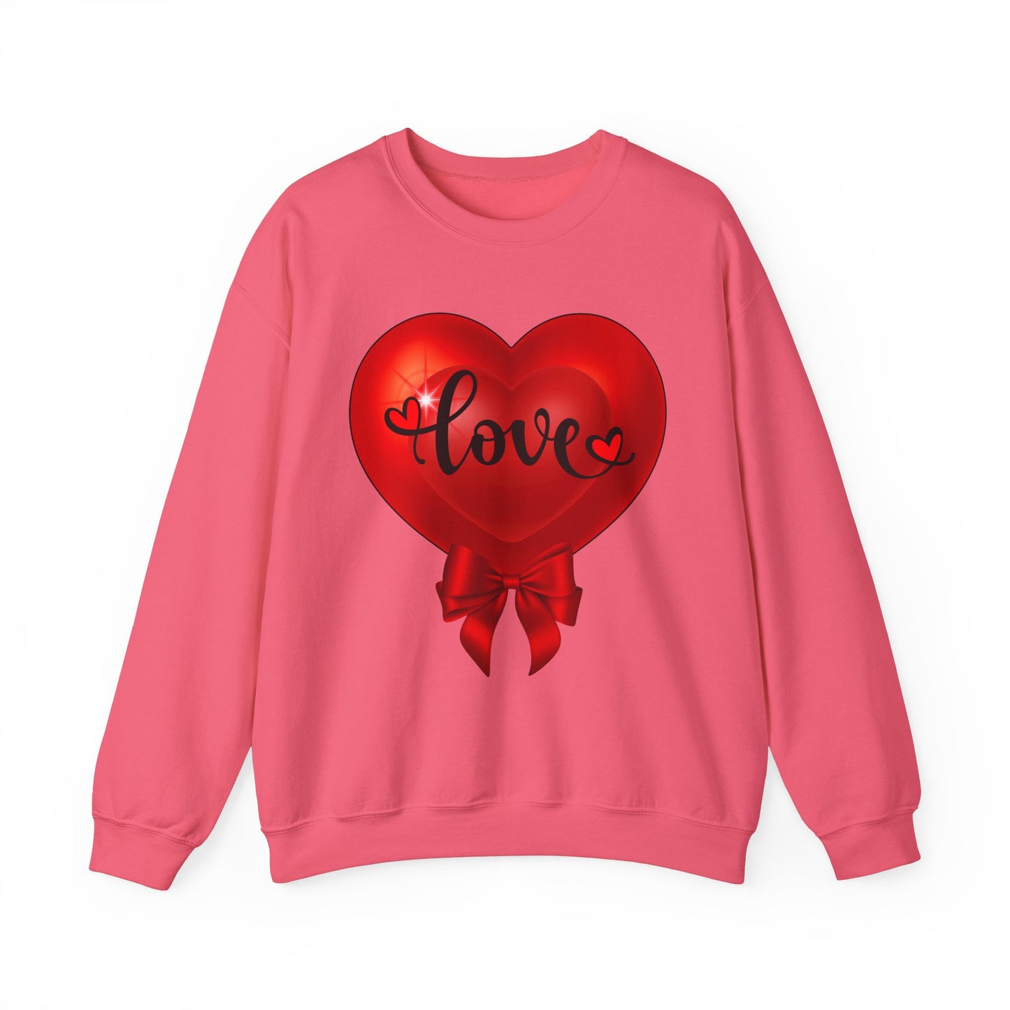 Heart Valentine's Sweatshirt, Love Crewneck Sweater, Valentine's Day Gift, Unisex Sweatshirt, Heart Sweater, Valentine's Clothing
