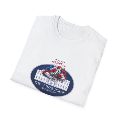 Madam President Unisex T-Shirt, Kamala Harris Chucks and Pearls White House T-Shirt