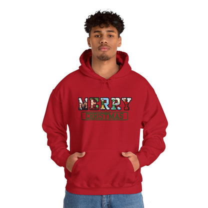 Merry Christmas Hoodie, Christmas Sweatshirt Unisex Heavy Blend™ Hooded Sweatshirt
