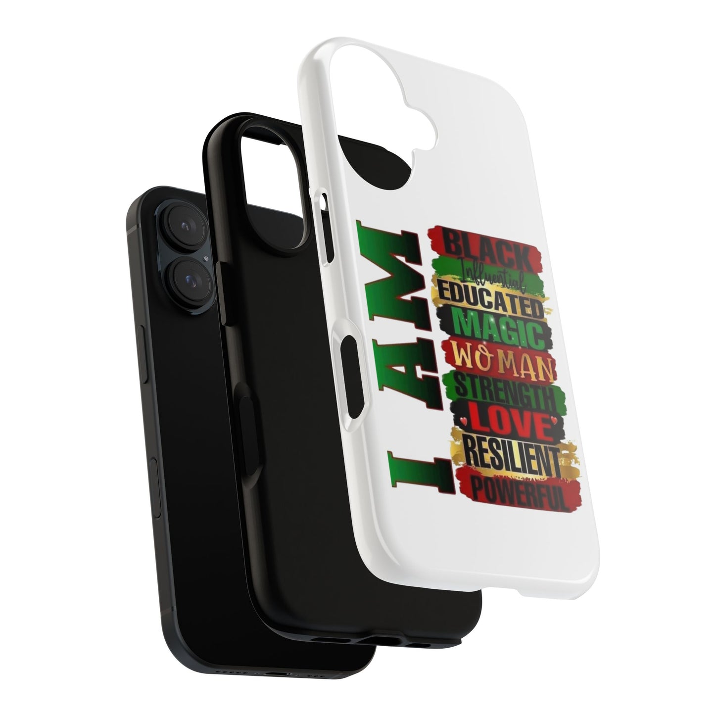 Phone Case, Stylish Black Woman Phone Accessories, Protective Cover, Gift for Her, Black History, African American Case, Black Excellence