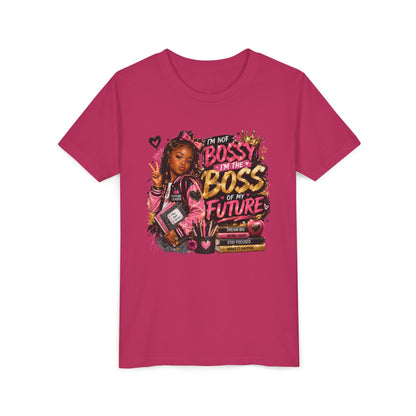 Future Leader Youth T-Shirt | Motivational Black Girl Back to School Graphic Tee | Boss Girl Shirt